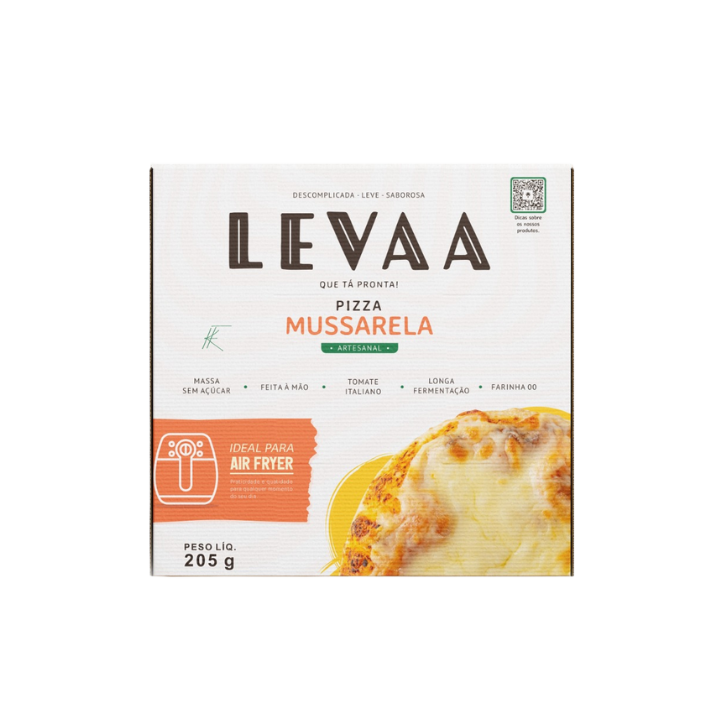 Pizza Mussarela Air Fryer Cong 205g - Levaa